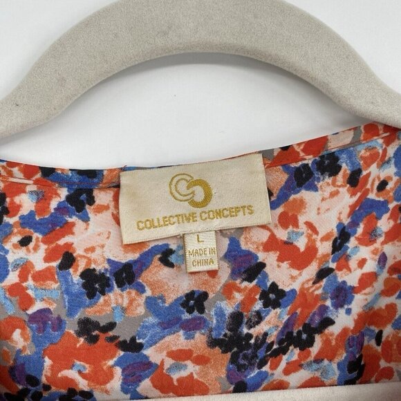 Collective Concepts Floral Romper Size Large Feminine Ditsy Flowers - Picture 4 of 11